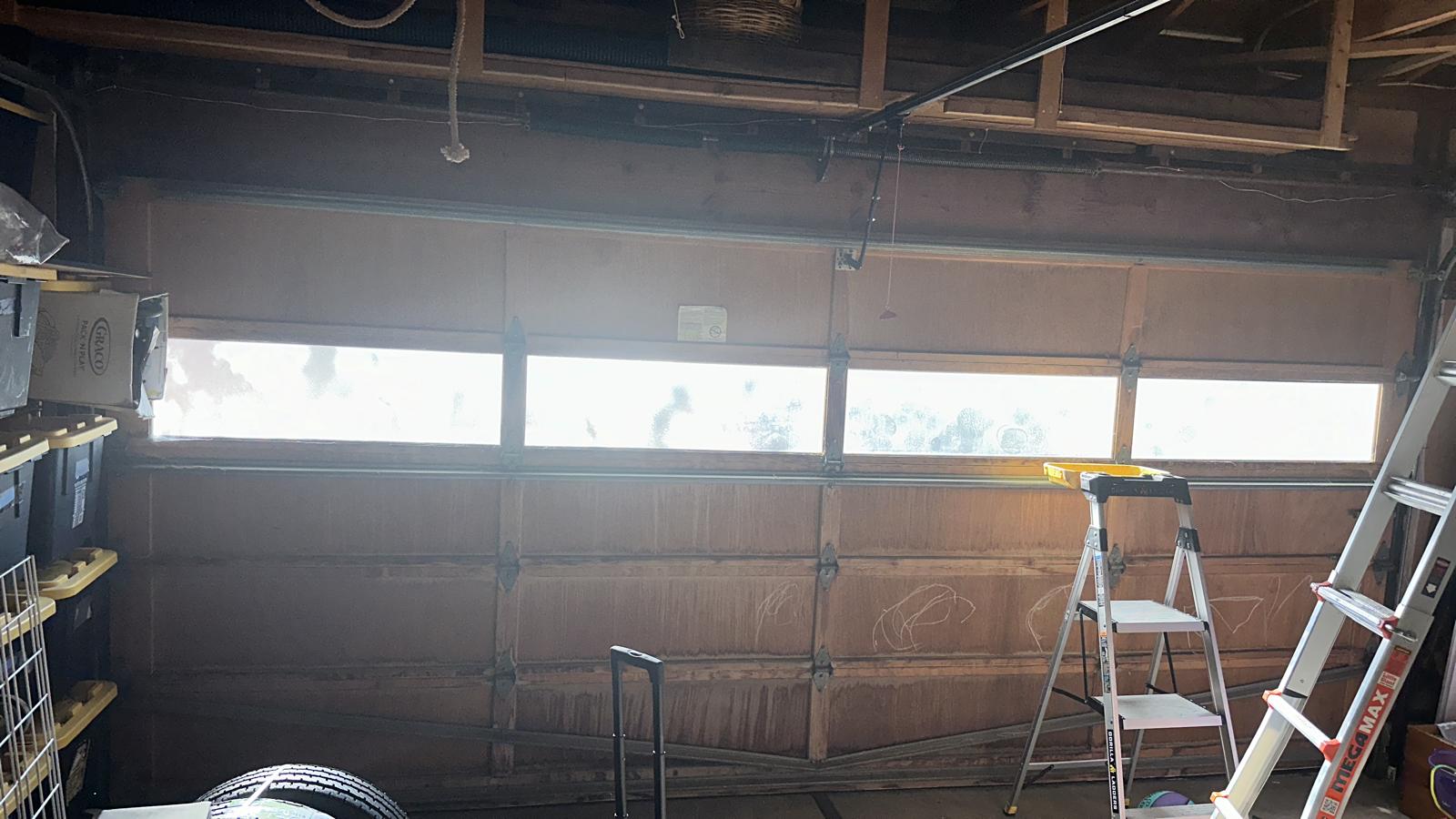 Brown door with frosted windows Hollywood FL